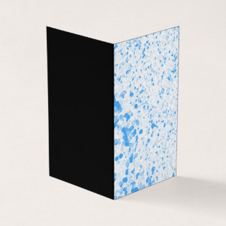 Tarjeta Textura de salpicadura - Azul