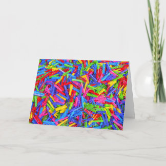 Tarjeta Textura del hogar multicolor L