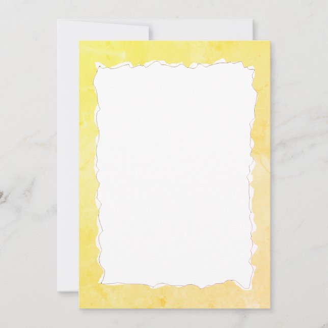 Tarjeta Textura del marco de papel desgarrado antiguo DIY (Anverso)