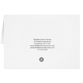 Tarjeta Thaddeus Stevens