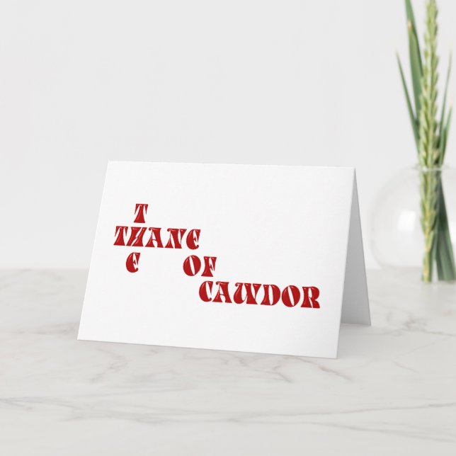 Tarjeta thane de Cawdor (Anverso)