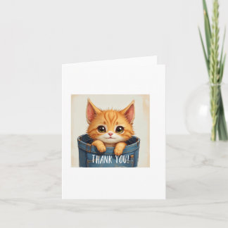 Tarjeta Thank You Card, Cute, Appreciation