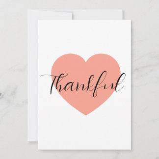 Tarjeta Thankful