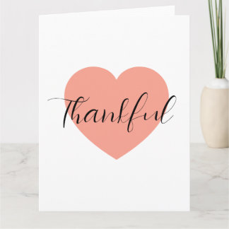 Tarjeta Thankful