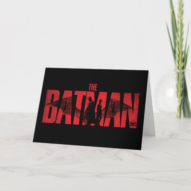 Tarjeta The Batman & Catwoman Logo (Anverso)