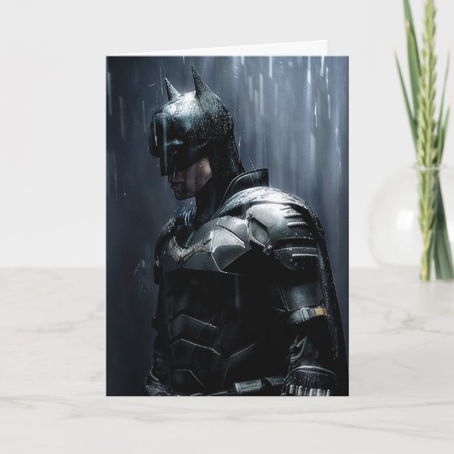 Tarjeta The Batman in the Rain (Anverso)
