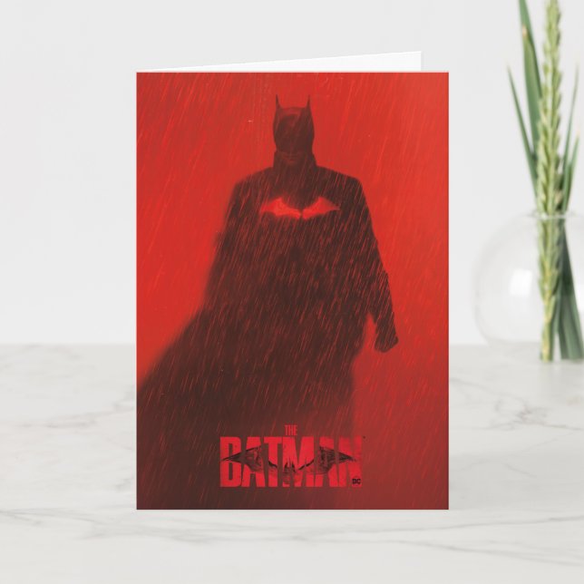 Tarjeta The Batman Red Rain Theatrical Poster Graphic (Anverso)