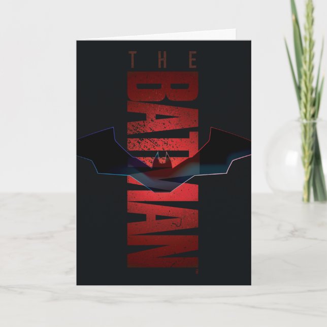 Tarjeta The Batman Vertical Logo (Anverso)
