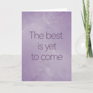 Tarjeta "The Best Is Yet To Come" Hope Card