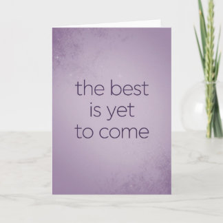Tarjeta "The Best Is Yet To Come" Hope Card