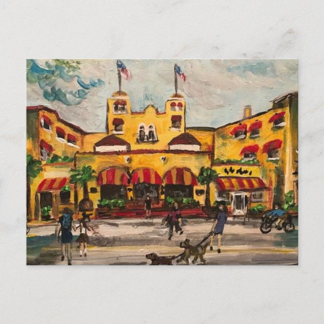 Tarjeta "The Colony Hotel at Delray Beach, Florida (Anverso)