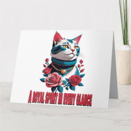Tarjeta The Eyes of a Noble Feline