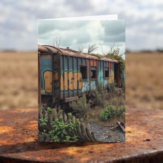 Tarjeta The Forgotten Railway – Abandoned Graffiti Train