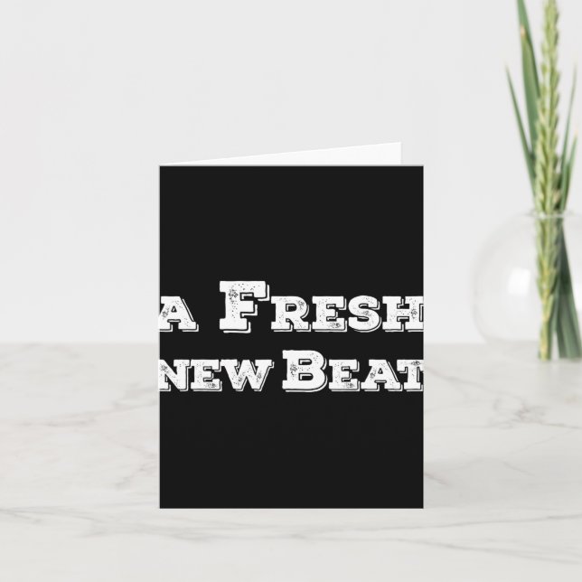 Tarjeta The Fresh New Beat Family Matching For Dad Son Men (Anverso)