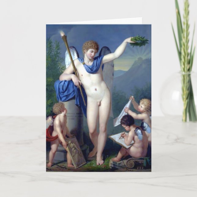 Tarjeta The Genius of Art Fine Art Greetings Card (Anverso)
