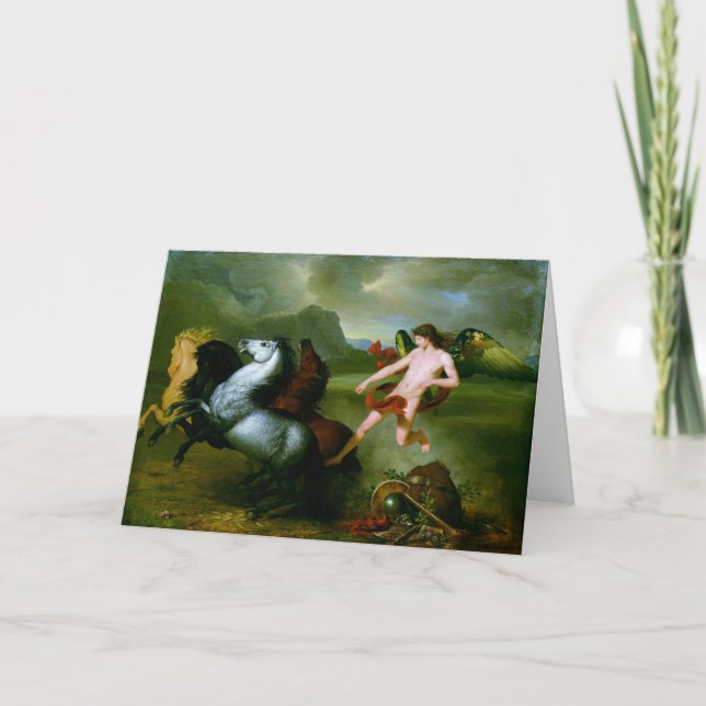 Tarjeta The Genius of Peace Fine Art Greetings Card (Anverso)