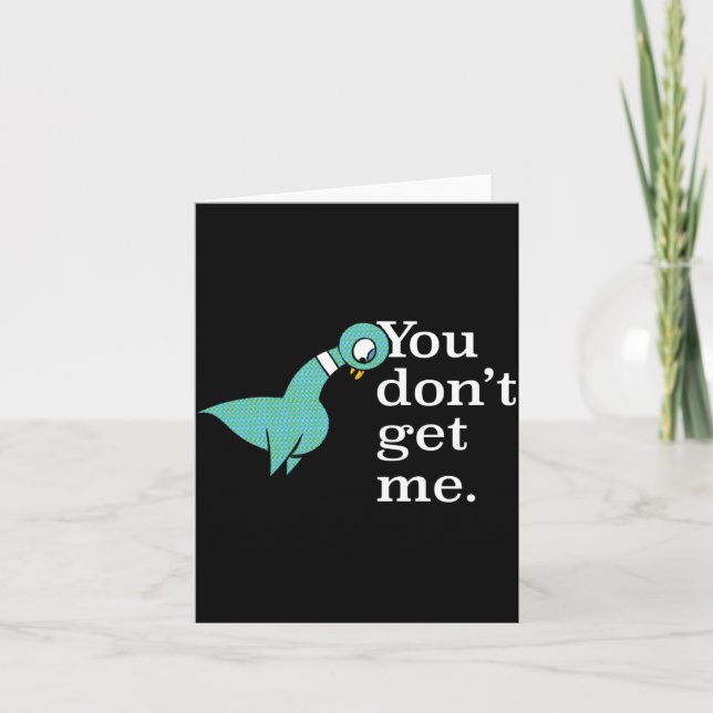 Tarjeta The Geon You Dont Get Me Kids Smoke G  (Anverso)