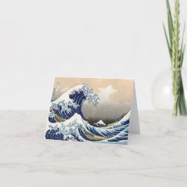 Tarjeta The Great Wave of Kanagawa - Katsushika Hokusai
