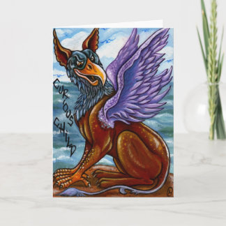 Tarjeta THE GRYPHON Alice in Wonderland Note Card