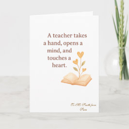 Tarjeta The heart of teaching