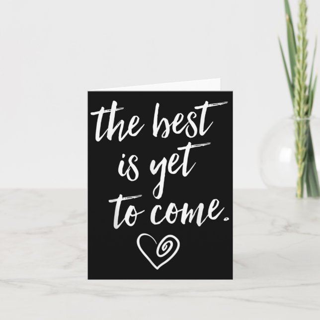 Tarjeta The Is Yet To Come  (Anverso)