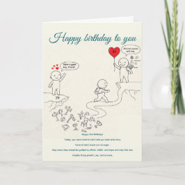 Tarjeta The Journey Continues,birthday