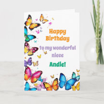 The Joy of Butterflies Happy Birthday  