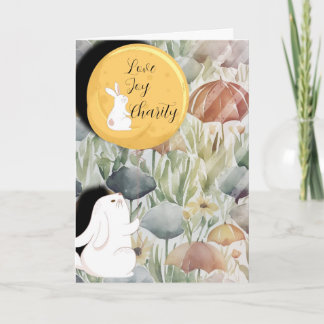 Tarjeta The Little Bunny's Thoughts