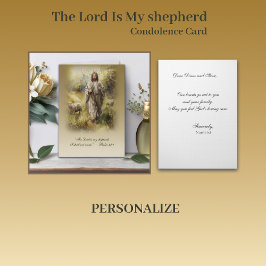 Tarjeta The Lord Is My shepherd — Psalm 23:1