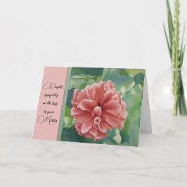 Tarjeta The Loss of a Mother - Sympathy Card