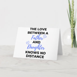 Tarjeta The Love Between A Father And Daughter Black