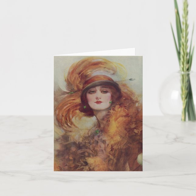 Tarjeta The Lure Of The Green Eyes - W.H. Barribal (Anverso)