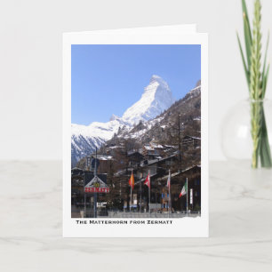 Tarjeta The Matterhorn from Zermatt