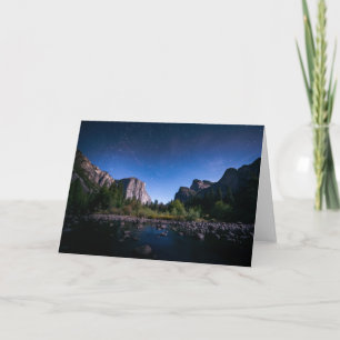 Tarjeta The Milky Way Yosemite National Park