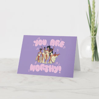 Tarjeta The Muses - You Are Worthy Card