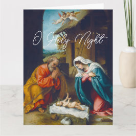 Tarjeta The Nativity of Baby Jesus Christmas Greetings