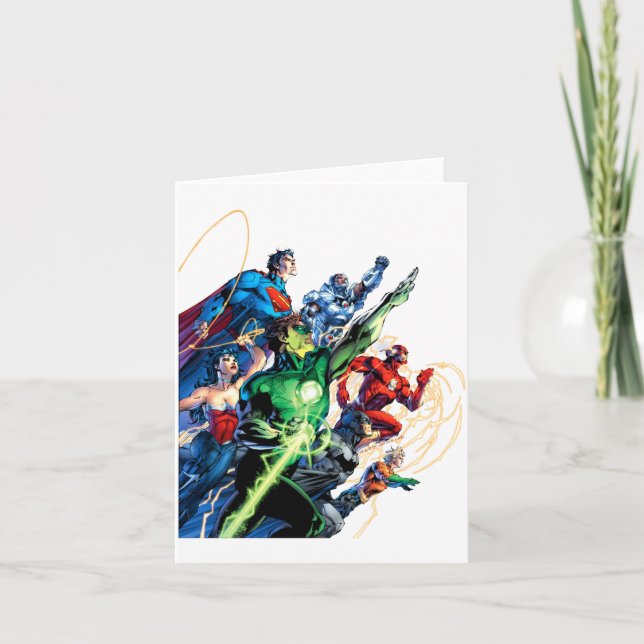 Tarjeta The New 52 Cover 1 3rd Print _1  (Anverso)