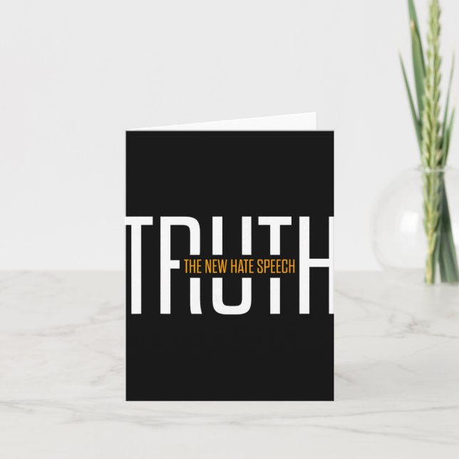 Tarjeta The New Hate Speech Litical Correctness Funny Quot (Anverso)