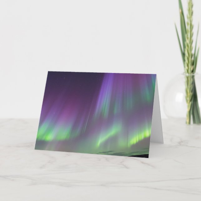 Tarjeta The Northern Lights | North Iceland (Anverso)