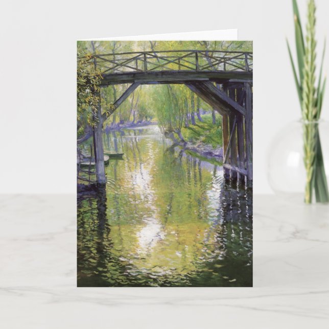 Tarjeta The Old Bridge (por Guy Rosa) (Anverso)