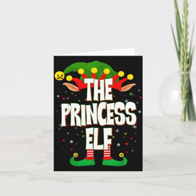 Tarjeta The Princess Elf Christmas  (Anverso)