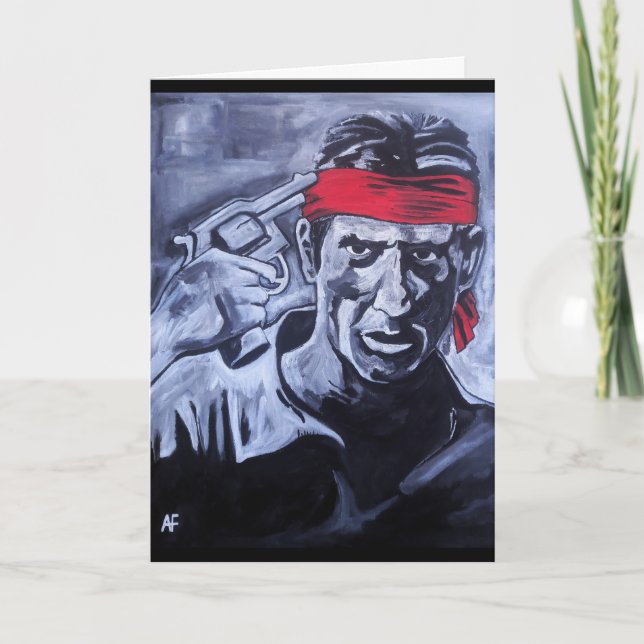 Tarjeta The Prisoner Painting by Alfred Fox (Anverso)