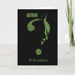 Tarjeta The Riddler "To The Batman" Question Mark