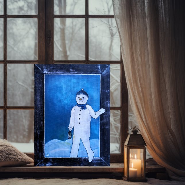 Tarjeta The Snowman's Escape Painting by Alfred Fox (Subido por el creador)