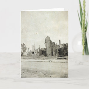 Tarjeta The Square, Ypres, junio de 1915