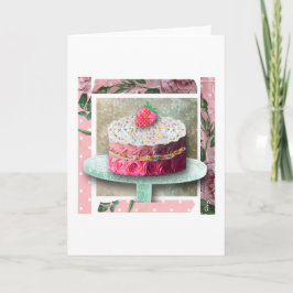 Tarjeta The Strawberry Rose Confection