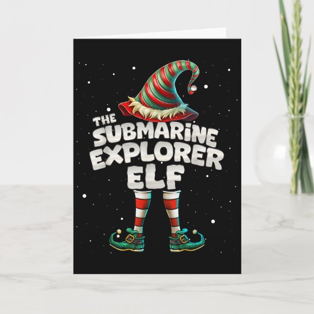 Tarjeta The Submarine Explorer Elf Family Matching Group C (Anverso)