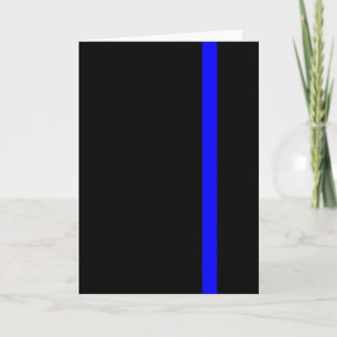 Tarjeta The Symbolic Thin Blue Line Vertical