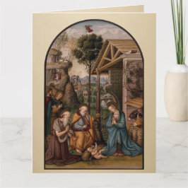 Tarjeta The Virgin Mary and Baby Jesus Christmas Greetings