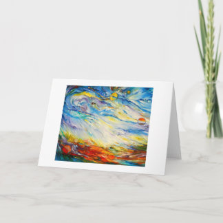 Tarjeta “The Waltz of Creation“ creation series
